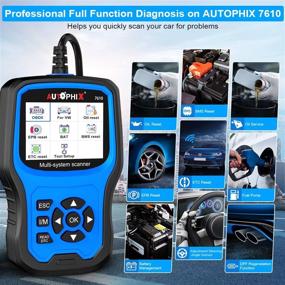 img 3 attached to Enhanced AP7610 Full-Systems Diagnostic Scanner for VW Audi Skoda Seat All Series, with Transmission EPB ABS SRS DPF TPMS Check Engine Oil Service & Brake Pad Reset Tool - New Version