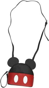 img 3 attached to 🐭 Disney Mickey Mouse 3D Domed Ears Crossbody Purse - Boost Your Style