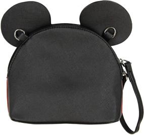 img 4 attached to 🐭 Disney Mickey Mouse 3D Domed Ears Crossbody Purse - Boost Your Style