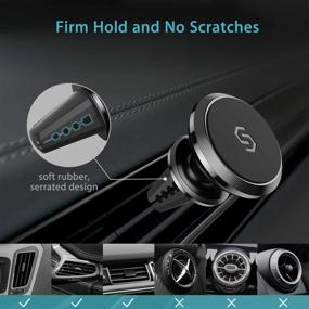 img 2 attached to 📱 Syncwire Magnetic Phone Car Mount: 360° Rotation Holder for iPhone 11 Pro, Samsung Galaxy S10, and More