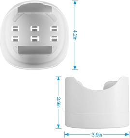 img 2 attached to Крепление STANSTAR для TP-Link Deco M4/S4 Mesh WiFi System - прочная консоль с устройством для управления проводами (3 штуки)