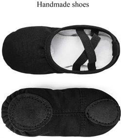 img 1 attached to Adorable STELLE Canvas Slippers: Perfect Leather Toddler Girls' Shoes
