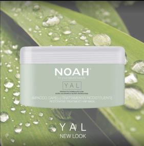 img 2 attached to 🧴 NOAH YAL Hair Mask with Hyaluronic Acid and Avocado Oil - Hydrating, Anti Aging, Repairing Hair Moisturizer - Sulphate Free, 6.76 fl.oz