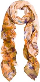 img 2 attached to Chic and Delicate Bamboo Butterfly 🦋 Watercolor Scarf in Various Colors - Shop Now!