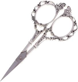 img 4 attached to 🔪 European Vintage Style Stainless Steel Precision Scissor for Embroidery Sewing Craft Artwork: Enhanced SEO