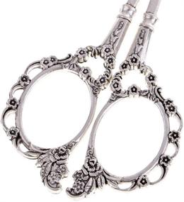 img 3 attached to 🔪 European Vintage Style Stainless Steel Precision Scissor for Embroidery Sewing Craft Artwork: Enhanced SEO