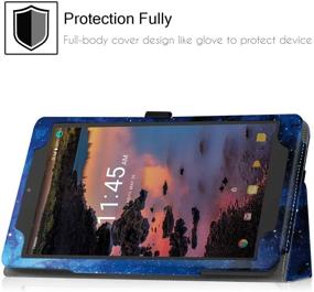 img 2 attached to 📱 Famavala BlueSky Tablet Case Cover for 8" T-Mobile Alcatel Joy Tab 2019 / 3T 2018 / A30 2017