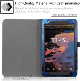 img 1 attached to 📱 Famavala BlueSky Tablet Case Cover for 8" T-Mobile Alcatel Joy Tab 2019 / 3T 2018 / A30 2017