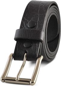 img 4 attached to Gritty Bull Buffalo Leather Buckle Men's Accessories in Belts