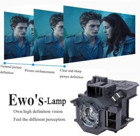 img 1 attached to 🔦 EWO's ELP41 Replacement Lamp: Compatible with Epson Powerlite Home Cinema and Empson Projector Models