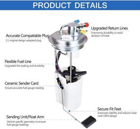 img 3 attached to 🔧 High-Quality Fuel Pump Assembly Replacement - E3609M Compatible with 2004-2007 Chevrolet Silverado GMC Sierra 1500 Models, 2005-2007 Chevy Silverado GMC Sierra 1500HD, and 2004-2007 Chevy Silverado GMC Sierra 2500HD with 78.0 Bed Length