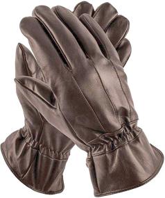 img 4 attached to 🧤 Pierre Cardin Men's Black Leather Gloves: Superior Quality Accessories for a Classy Look