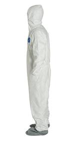 img 2 attached to Tyvek Hooded Coveralls in 2XL Size - Pack of 25 for Maximum Protection