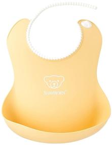 img 3 attached to 🍼 BABYBJÖRN Baby Bib, 2-Pack, Powder Yellow and Blue