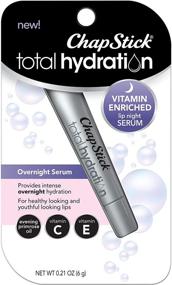 img 4 attached to 🌙 ChapStick Total Hydration Vitamin Enriched Lip Night Serum: Overnight Lip Care for Nourished Lips - 0.21 Oz