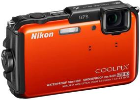 img 4 attached to 📸 Nikon COOLPIX AW110: Wi-Fi, Водонепроницаемая и GPS-цифровая камера (Оранжевая) - Старая модель