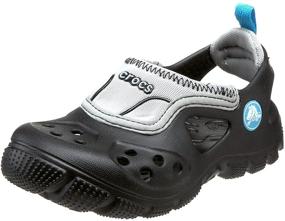 img 4 attached to Crocs Sandal Toddler Bubblegum Lemonade Apparel & Accessories Baby Boys for Shoes