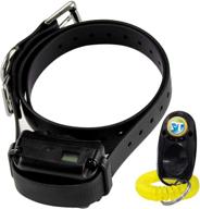 educator bp-504 bark-less pro: rechargeable anti bark collar for dogs - waterproof, adjustable, made in usa logo