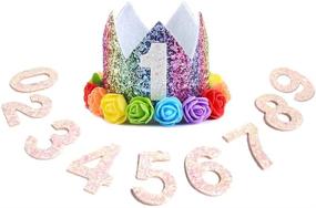 img 4 attached to 👑 Bubbmi Princess Birthday Artificial A01Crown: Perfect Event & Party Supplies for Children's Parties