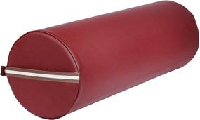 img 3 attached to 🛋️ Enhance Your Massage Experience with the Master Massage Large Full Round Bolster Pillow Cushion in Burgundy