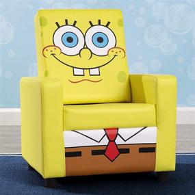 img 3 attached to 🪑 Spongebob Squarepants Deluxe High Back Upholstered Chair - Delta Children: Boosted SEO-friendly Product Title