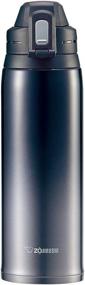 img 3 attached to 🥤 Zojirushi Cool Bottle Stainless Steel Mug, 35-Ounce - Sleek Gradation Black Design for Ultimate Refreshment