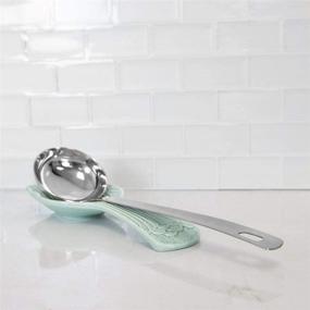 img 1 attached to Home Basics Tropical Ceramic Spoon