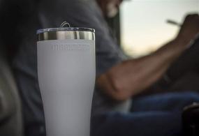 img 2 attached to 🥤 30 oz Mammoth Coolers Rover Tumbler - Stainless Steel, Double Wall Vacuum Insulated