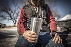 img 3 attached to 🥤 30 oz Mammoth Coolers Rover Tumbler - Stainless Steel, Double Wall Vacuum Insulated