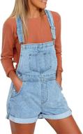 👩 vetinee women's classic adjustable overall: stylish jumpsuits, rompers & overalls for women logo