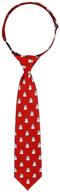 optimized retreez christmas cheerful pre tied microfiber boys' neckties logo