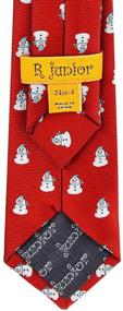 img 1 attached to Optimized Retreez Christmas Cheerful Pre Tied Microfiber Boys' Neckties