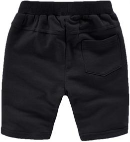 img 2 attached to DQCUTE Cotton Drawstring Sweatpants Toddler Boys' Clothing in Pants