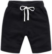 dqcute cotton drawstring sweatpants toddler boys' clothing in pants logo