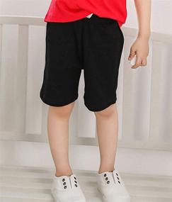 img 1 attached to DQCUTE Cotton Drawstring Sweatpants Toddler Boys' Clothing in Pants