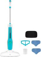 versatile steam mop with multiple steam levels for effective floor cleaning - ideal for tiles, laminate, and hardwood surfaces - includes 2 mop pads logo