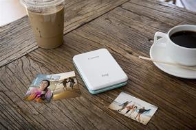 img 3 attached to 📸 Portable Canon IVY Mini Photo Printer - Mint Green, Sticky-Back Prints, Pocket-Size for Smartphones