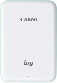 img 1 attached to 📸 Portable Canon IVY Mini Photo Printer - Mint Green, Sticky-Back Prints, Pocket-Size for Smartphones
