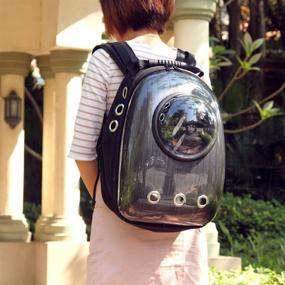 img 1 attached to 🐱 LEMONDA Portable Pet Travel Carrier: Space Capsule Backpack for Cats and Small Dogs - Waterproof and Stylish