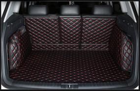 img 4 attached to FHJBP Custom Fit Trunk Cargo Liner For 2016-2021 Mazda CX-5 (Back Seats Splitted 2 Parts) - All Weather Trunk Mat