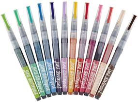 img 3 attached to 🧜 Vibrant Jane Davenport MERMAID MARKERS 12/PKG for Artistic Masterpieces