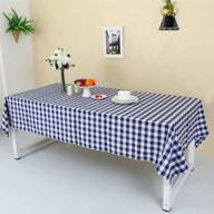 zdada polyester checkered tablecloth - 60x102 inch логотип