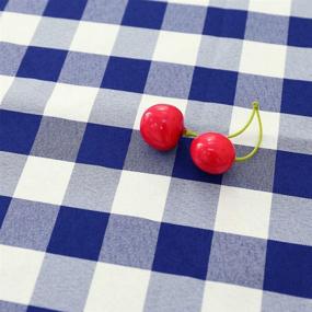 img 1 attached to Zdada Polyester Checkered Tablecloth - 60X102 Inch