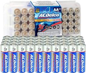 img 4 attached to Батарейки ACDelco Maximum Power Super Alkaline AA - 40 штук с 10-летним сроком годности и упаковкой с возможностью повторного закрытия.