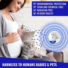 img 1 attached to 🐛 2020 Ultrasonic Pest Repeller - Indoor Plug-in Repellent for Flea, Insects, Mosquitoes, Mice, Spiders, Ants, Rats, Roaches, Bugs - Non-Toxic, Safe for Humans and Pets - 4 Pack