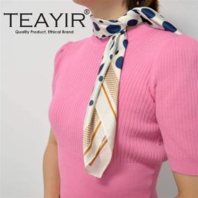 img 2 attached to 🧣 TEAYIR Mulberry Silk Scarf for Women - Women's Accessories, Scarves, and Wraps