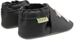 img 1 attached to Adorable Sayoyo Flower Leather Moccasins for Boys' Shoes – Perfect Slippers for Stylish Little Feet