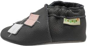img 2 attached to Adorable Sayoyo Flower Leather Moccasins for Boys' Shoes – Perfect Slippers for Stylish Little Feet
