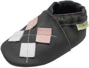 img 4 attached to Adorable Sayoyo Flower Leather Moccasins for Boys' Shoes – Perfect Slippers for Stylish Little Feet