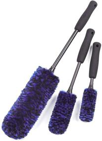 img 4 attached to Brushdepot Wheel Cleaning Brush 3 Piece Car Care